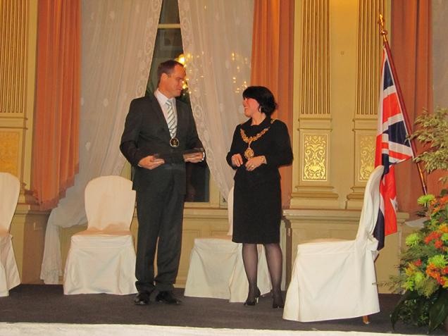 Festive evening on the occasion of the visit from Cambridge in 2009 (picture: Stadt Heidelberg)